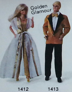 Barbie and Ken Designer Originals: #1412 - Golden Glamour (Barbie)