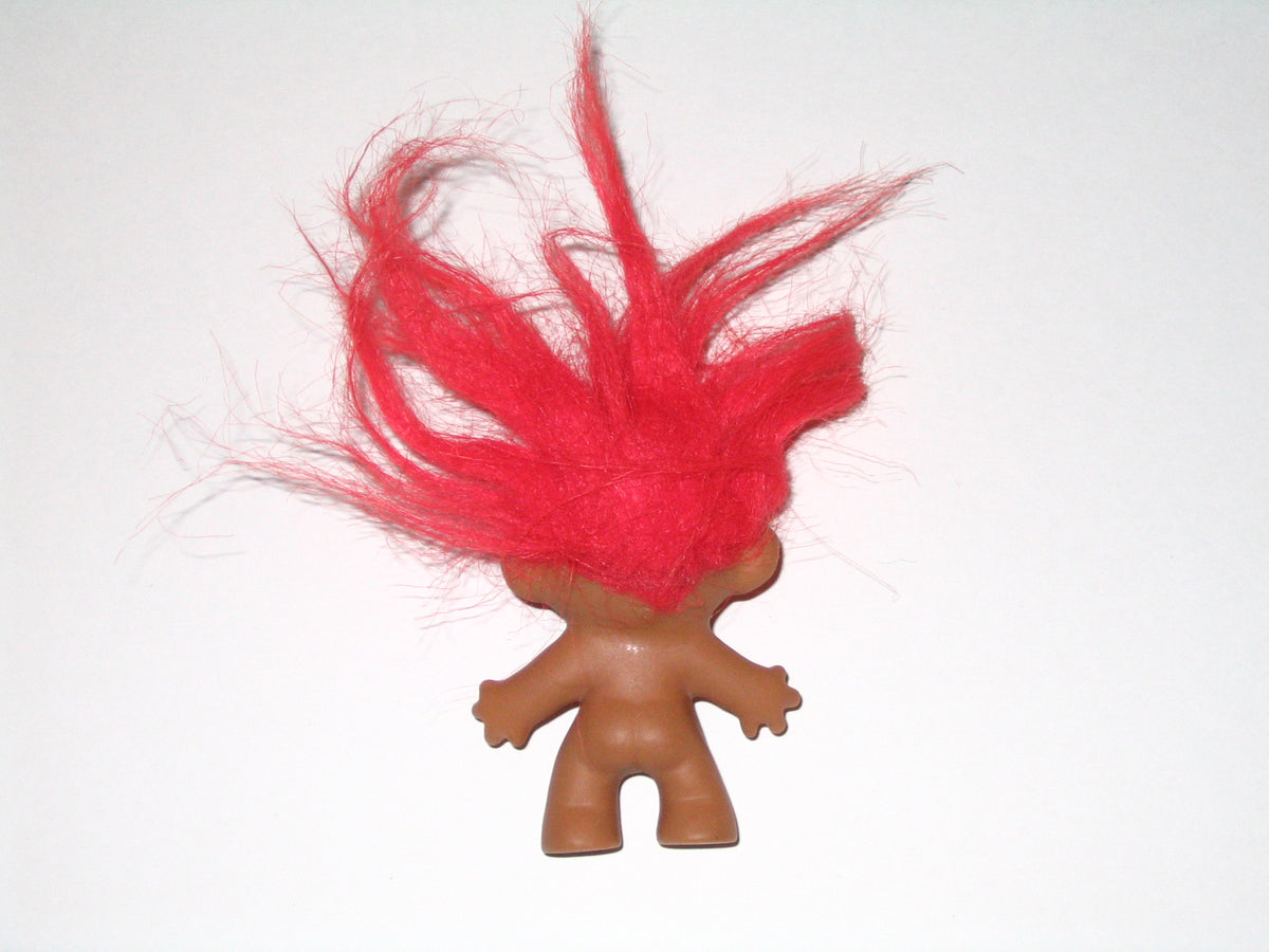 Vintage Russ Troll with Red Hair: 2.5 Inches Tall My 80s Childhood