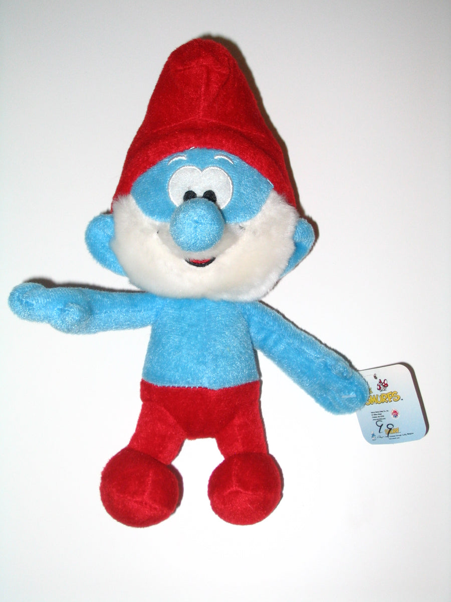 Papa Smurf Plushie (2016 - Nanco / Peyo) – My 80s Childhood