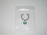 Super Mario Green 1-Up Mushroom Necklace with Black Cord