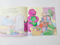 Barney Meets The New Baby Vintage Softcover Book 1998 Barney Publishing