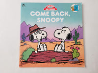 Come Back, Snoopy Vintage Softcover Book Peanuts 1987 Golden