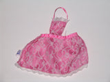 Genuine Barbie:  Pink Apron with White Lace