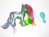 G3 My Little Pony:  2nd Edition Rainbow Dash II with Brush