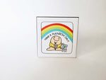 Ziggy Decorative Ceramic Tile - Have a Rainbow Day! (1982 - American Greetings)